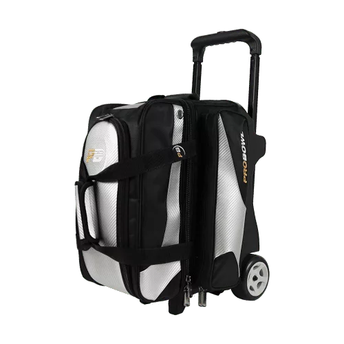 ProBowl 2Ball Deluxe Tasche Ballwagen Black-Carbone-Silber