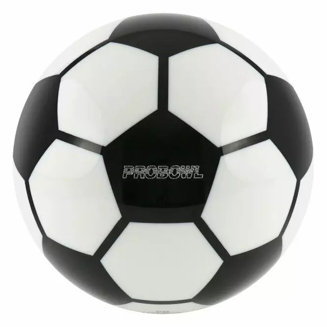 Fussball Pro Bowl Bowlingball / Bowlingkugel