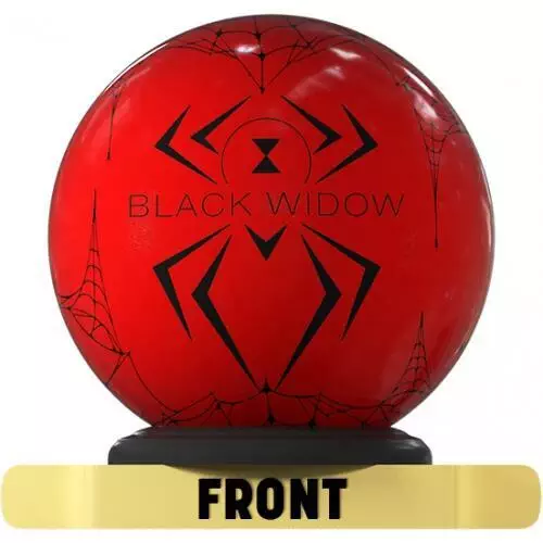 On The Ball-Bowlingbälle im Design Top Black Widow Red