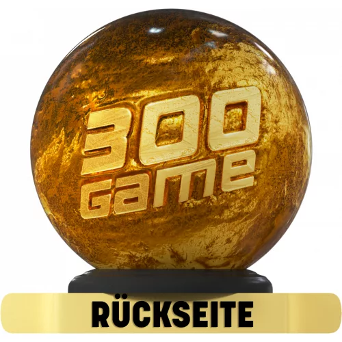 On The Ball-Bowlingbälle im Design Top 300 GAME - Solid Gold