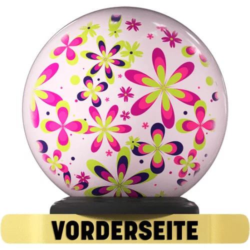 On The Ball-Bowlingbälle im Design Top Colorful Flowers