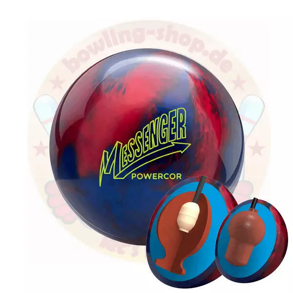 Messenger PowerCOR Solid & Pearl Columbia 300 Bowlingball Reaktiv mittelgeölt