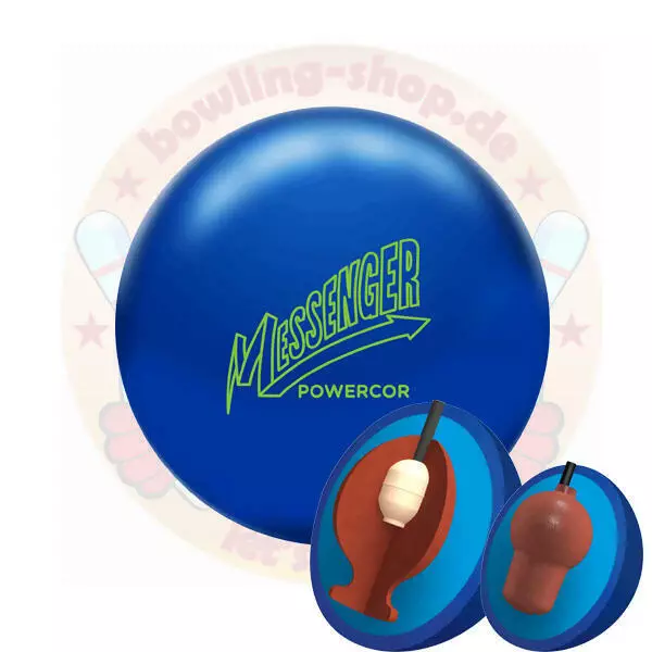 Messenger PowerCOR Solid Columbaia 300 Bowlingball Reaktiv mittel- bis starkgeölt