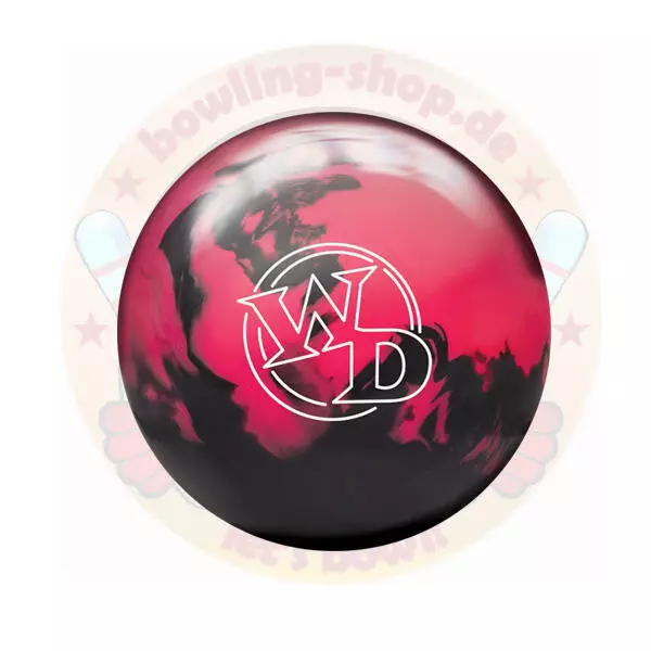 White Dot Bowlingball Columbia 300 Color Pink Polyester Räumball leichtgeölt