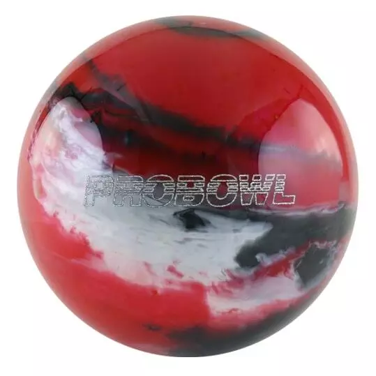 Pro Bowl Ball  Rot / Schwarz / Silber - New