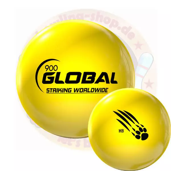 Bowlingball  Global 900 - Honey Badger - Yellow Polyester