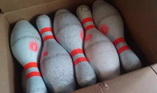 1 Satz Gebrauchte Bowling Pins a 10 Stück